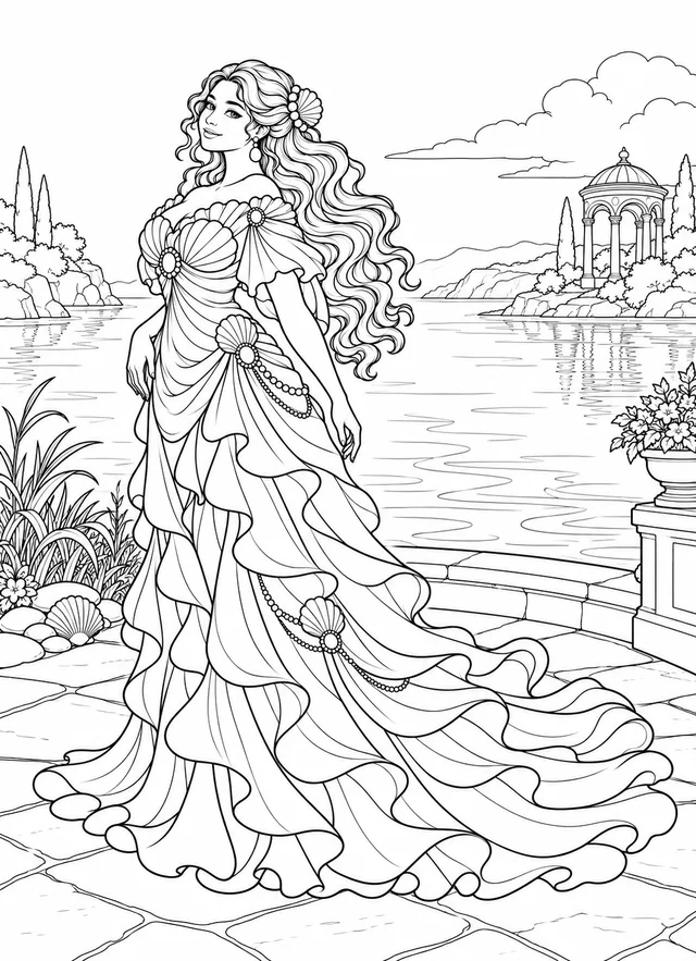 Tidal Silk, a page from Flourish